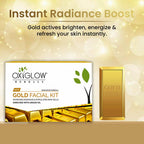 OxyGlow Herbals Gold Facial Kit benefits boost