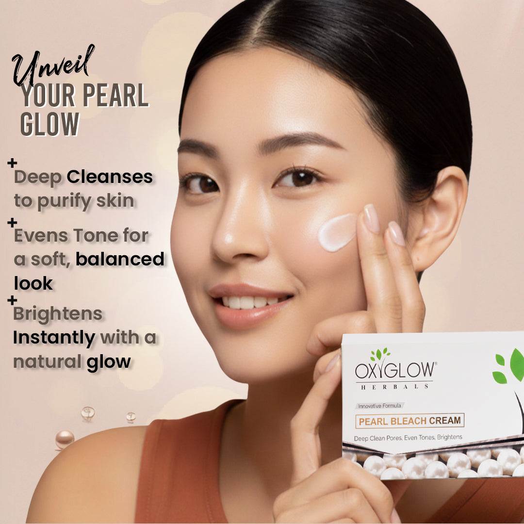 OxyGlow Herbals Pearl Bleach Cream Advantages