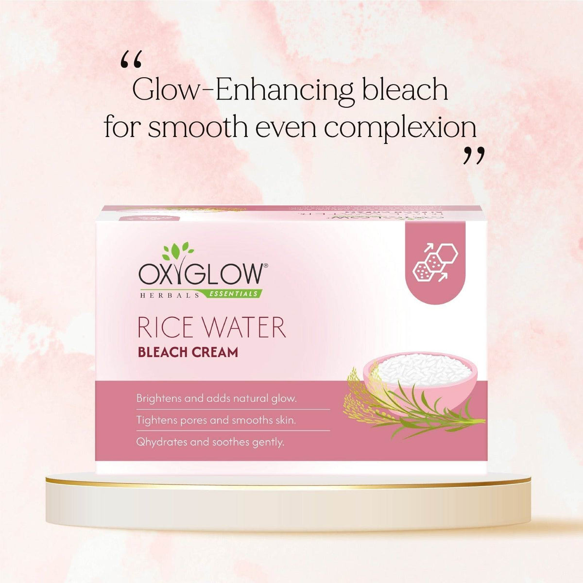 OxyGlow Rice Water Bleach Cream