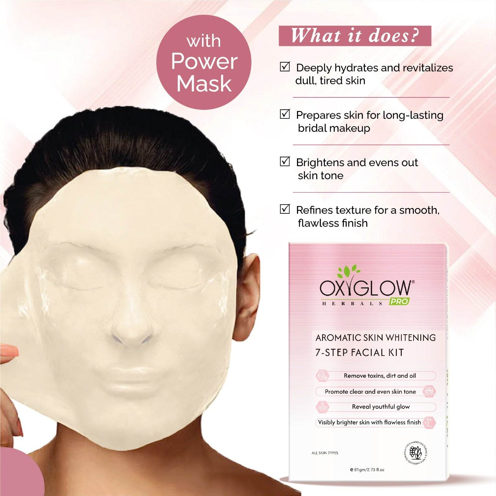 Aromatic Skin Whitening 7 Step Facial Kit | Pack of 5