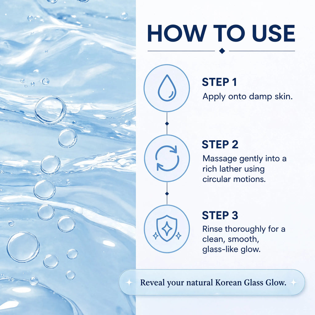 Korean Glass Face Wash | Glass Skin Glow