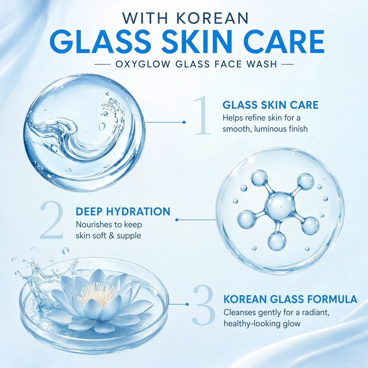 Korean Glass Face Wash | Glass Skin Glow