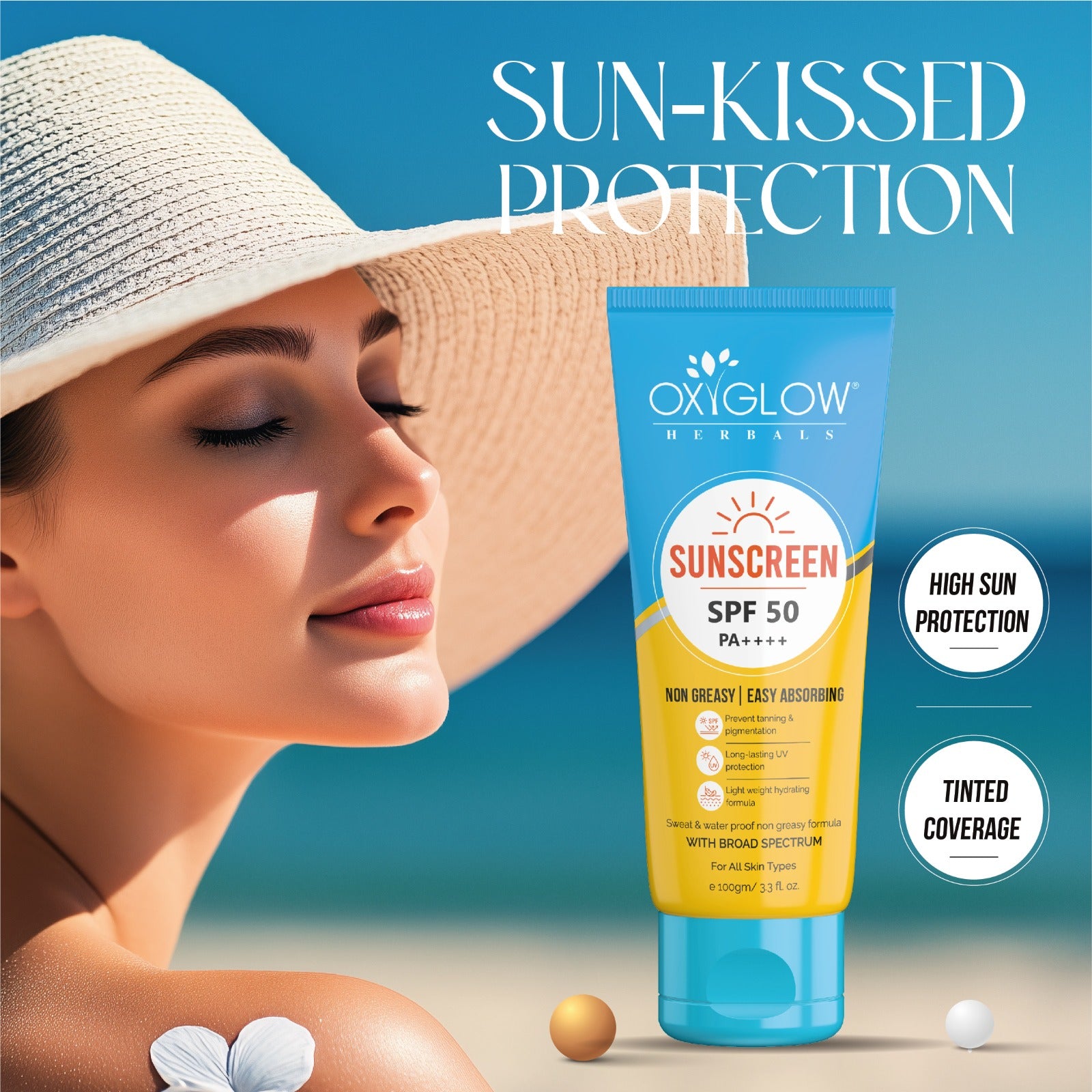 OxyGlow Sunscreen SPF 50 PA++++