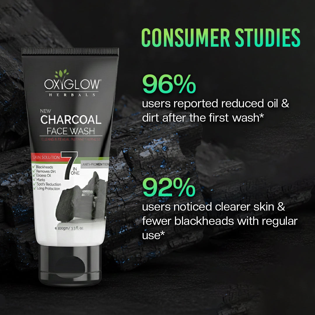 OxyGlow Herbals Activated Charcoal Facewash Advantages