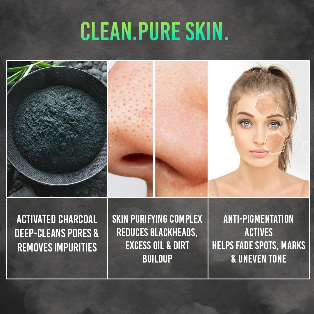 OxyGlow Herbals Activated Charcoal Facewash Benefits