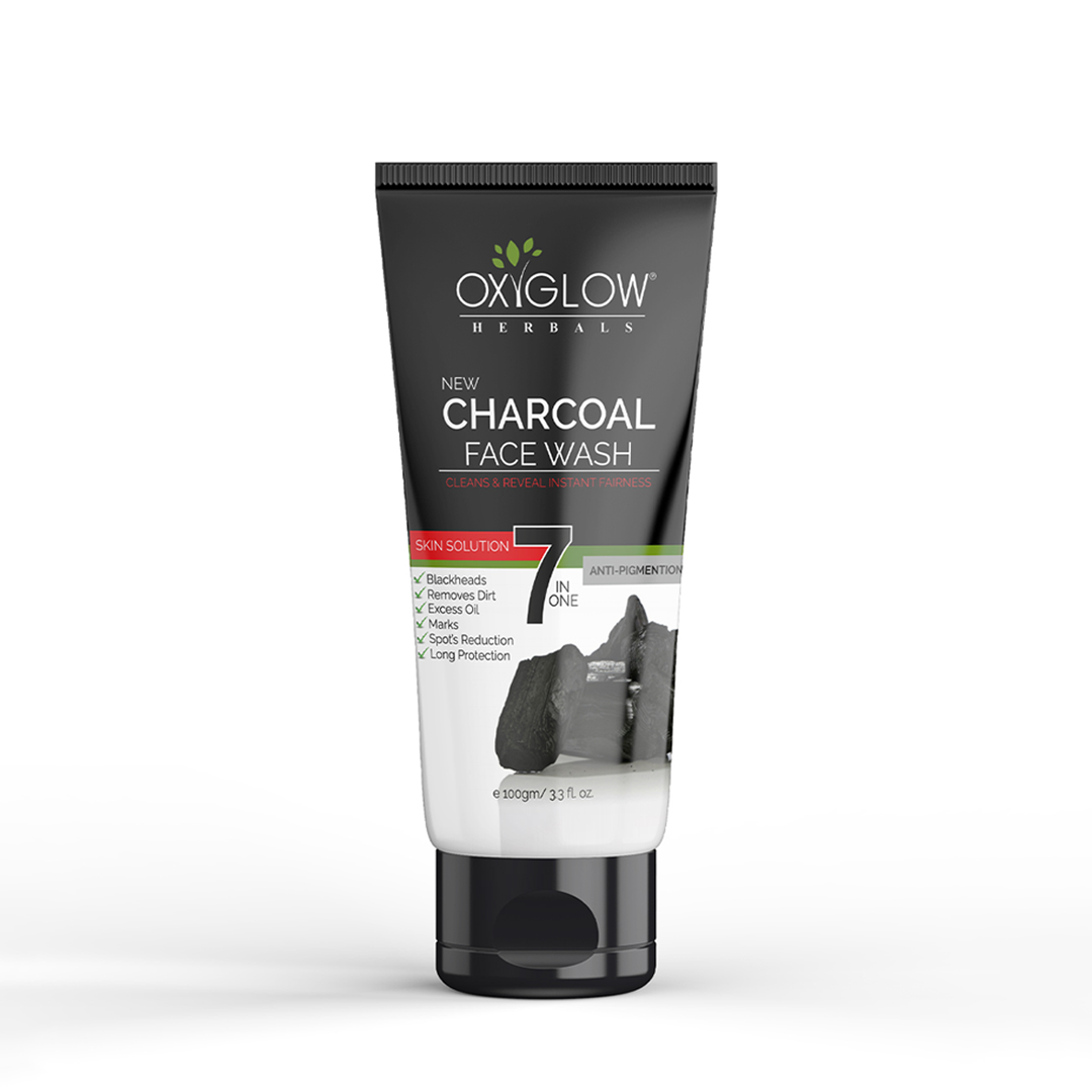 OxyGlow Herbals Charcoal Facewash