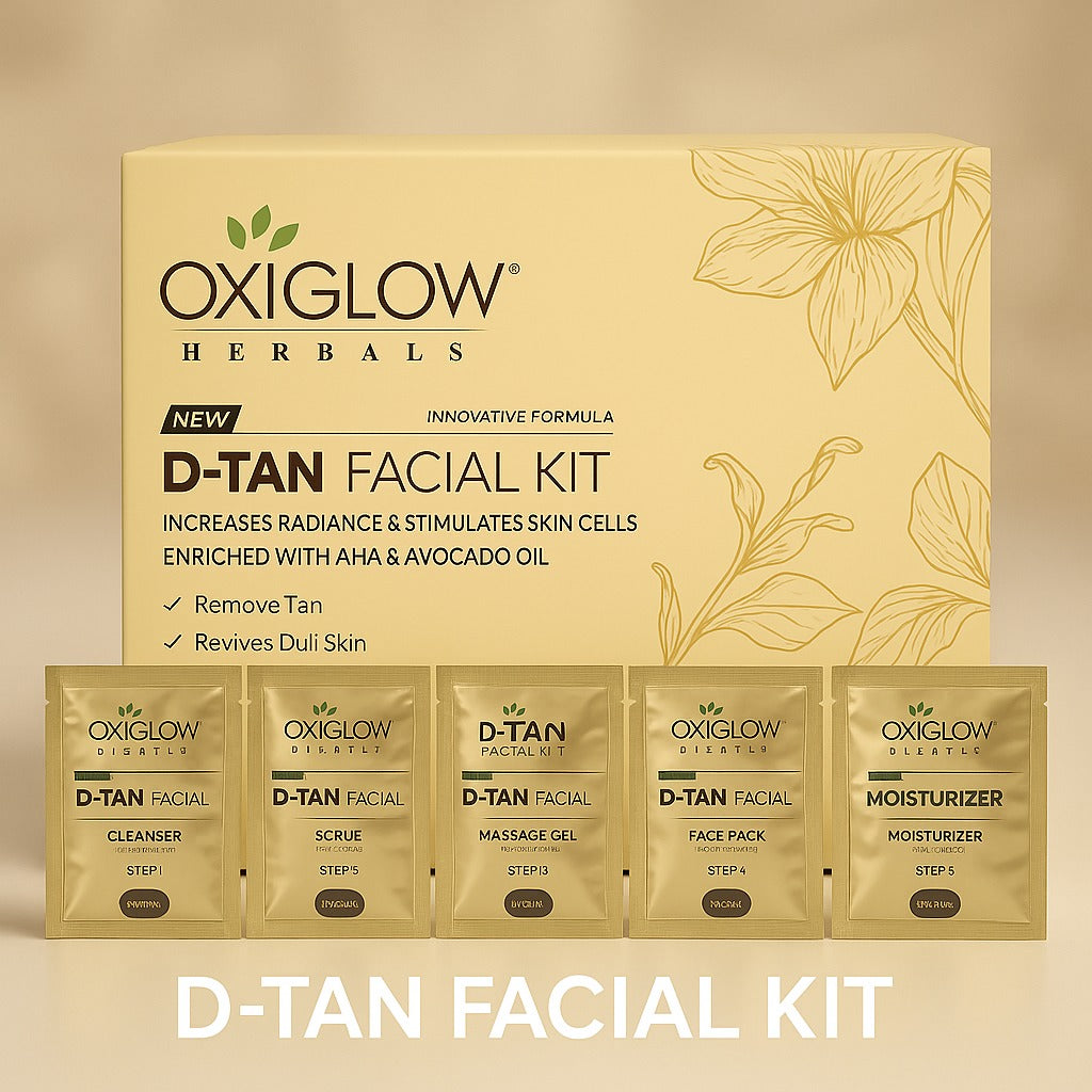 OXYGLOW HERBALS Luxe Kit - Diamond, D-Tan, Gold Facial Kits | 50gm Each