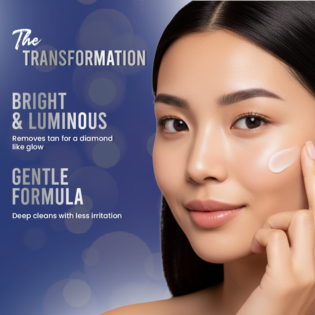 OxyGlow Herbals Diamond Bleach Cream Transfiornation