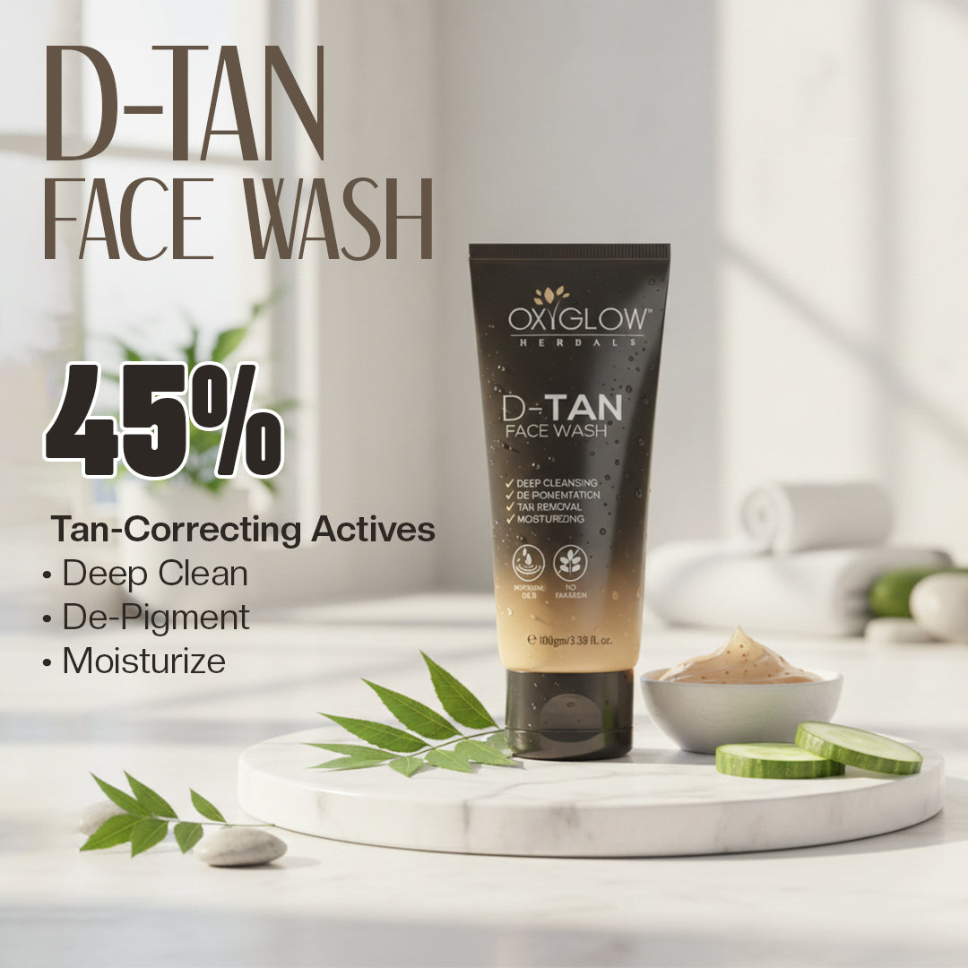 OxyGlow Herbals Dtan Facewash Advantages
