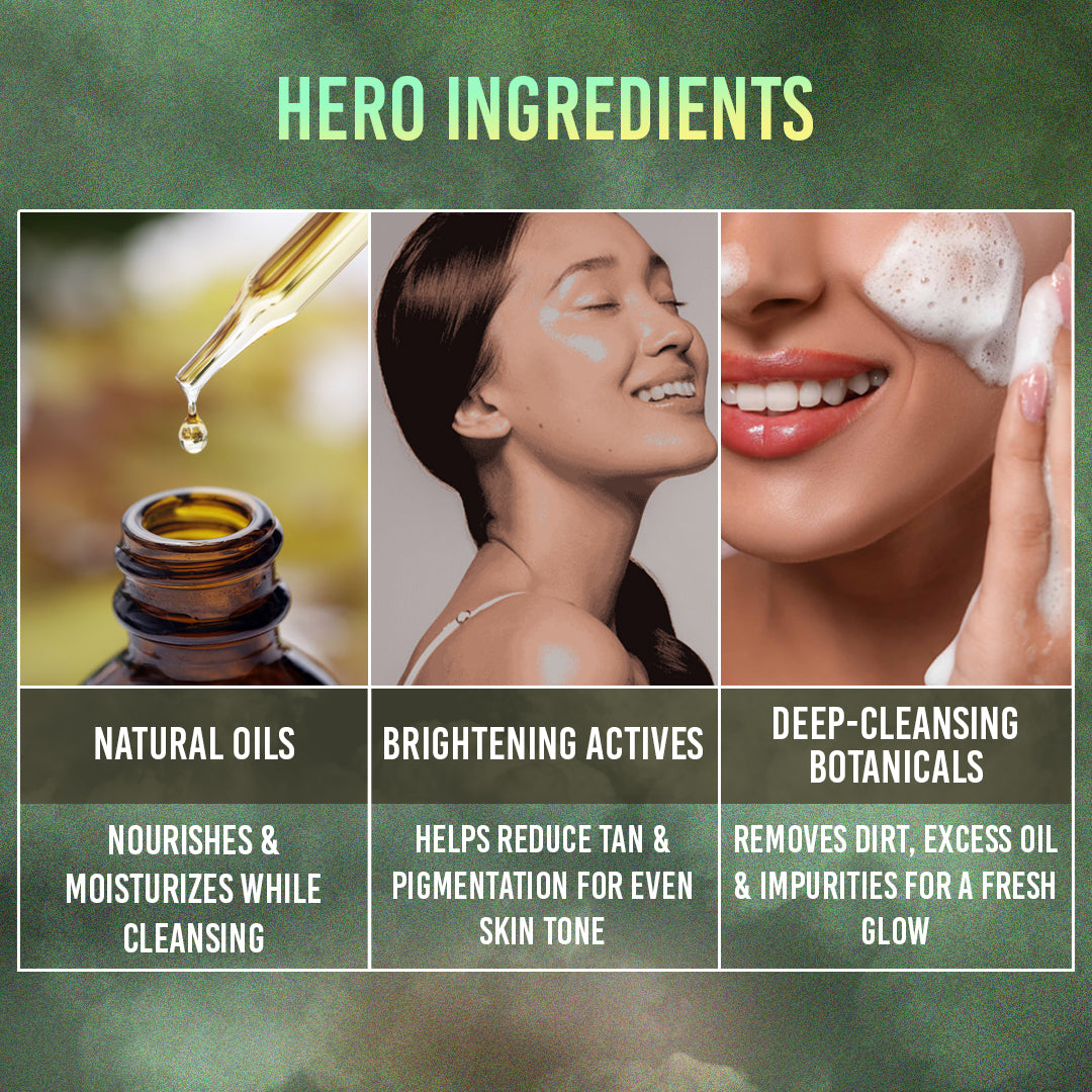 OxyGlow Herbals Dtan Facewash Ingredients