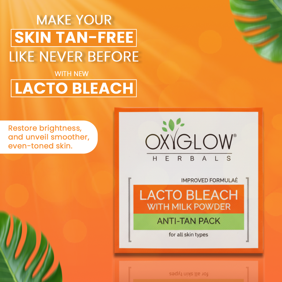 OxyGlow Herbals Lacto Bleach Cream Advatages