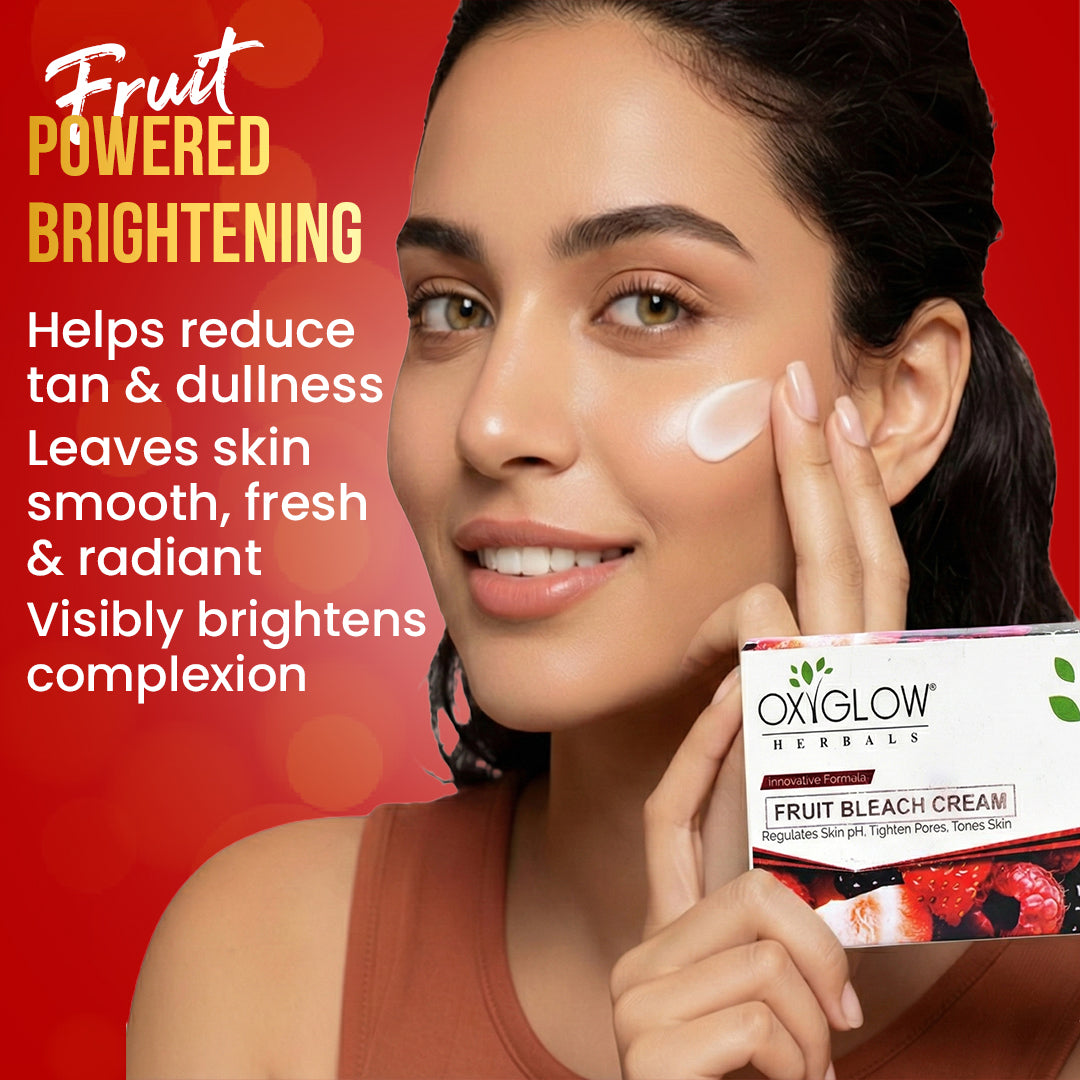 OxyGlow Herbals Multi Fruit Bleach Cream Benefits Power