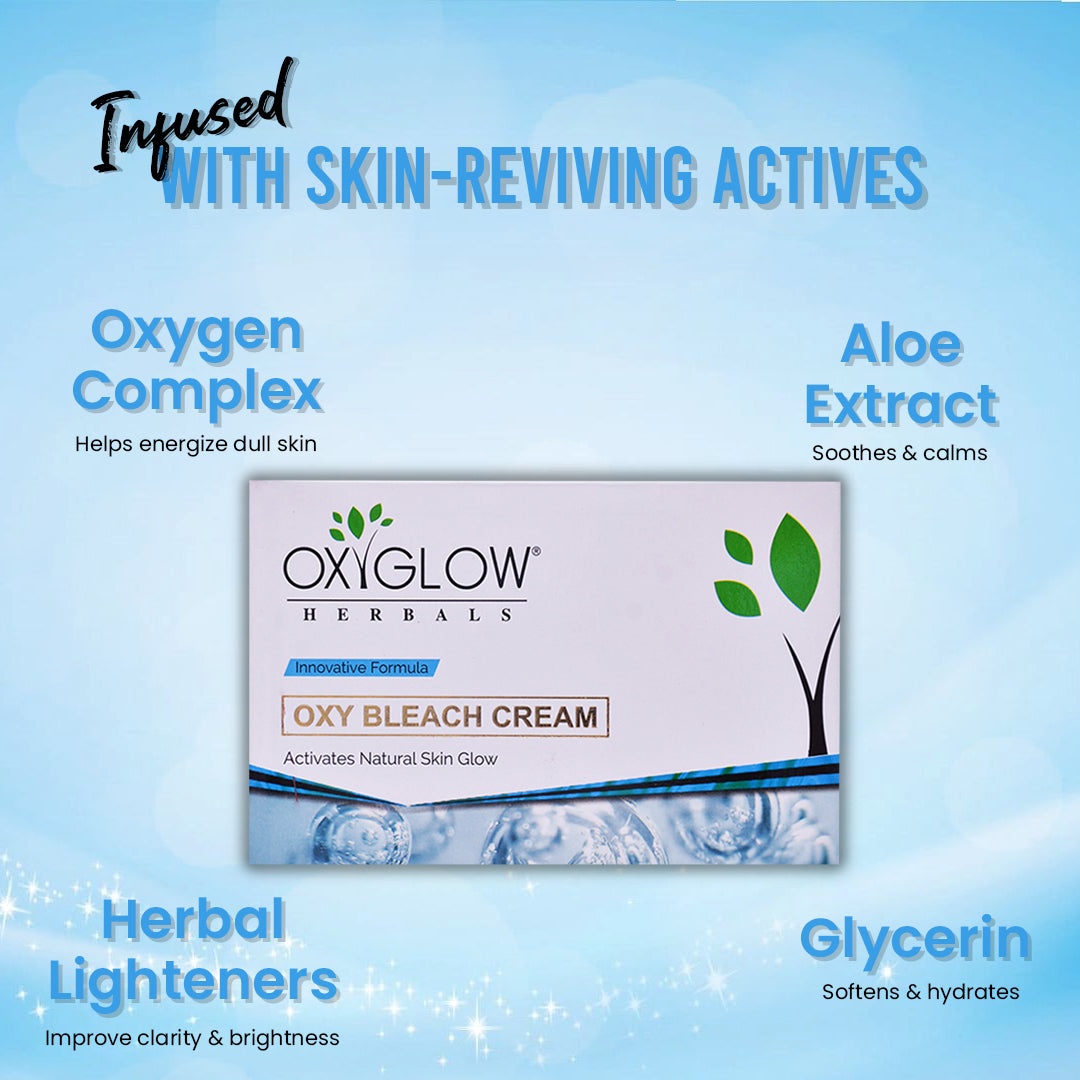 OxyGlow Herbals Oxy Bleach Cream OxyBleach Ingredients