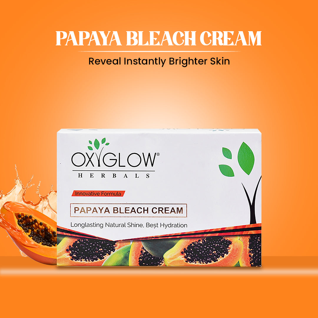 OxyGlow Herbals Papaya Bleach Cream Instant Bright