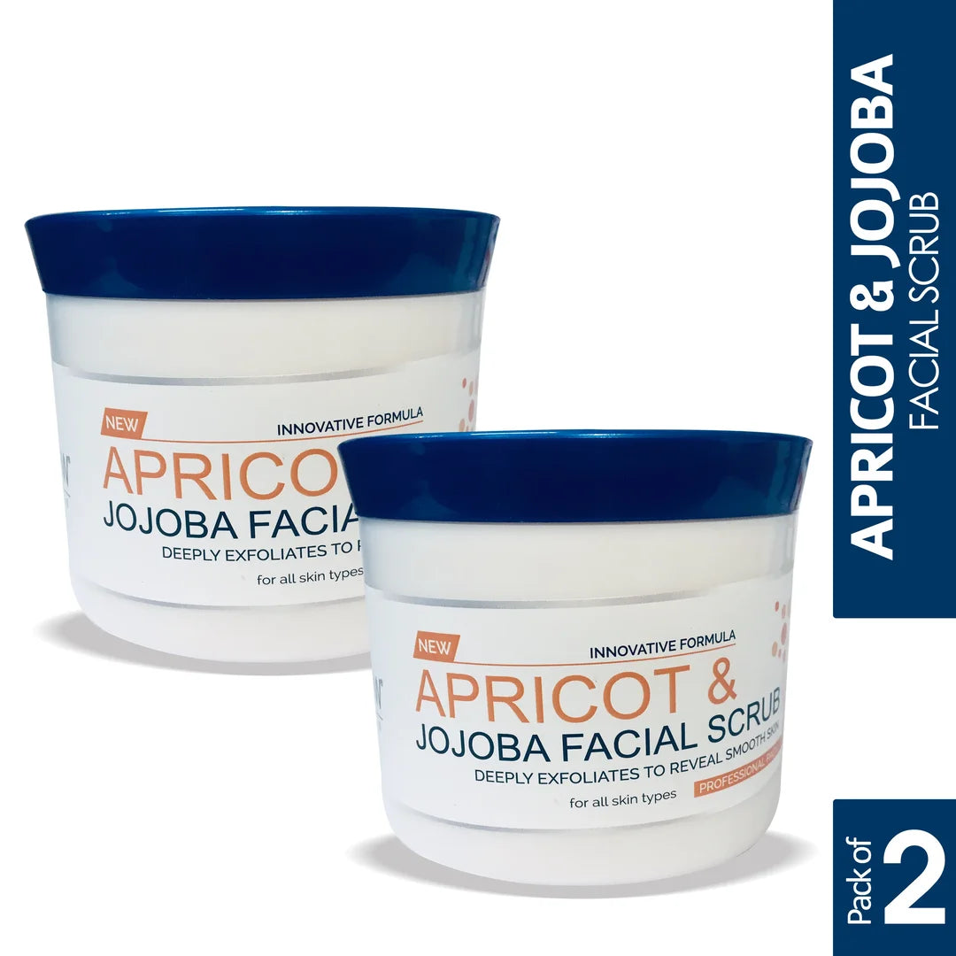 Apricot & Jojoba Facial Scrub - Enriched With Natural Herbs