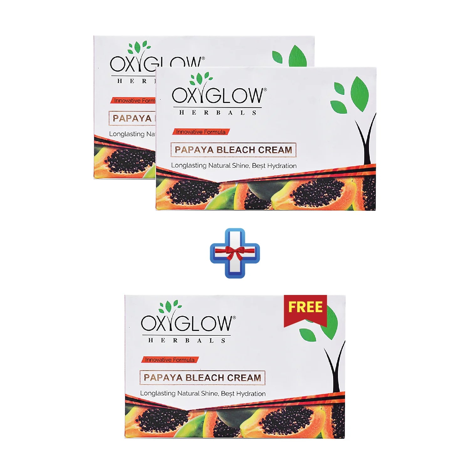 OxyGlow Herbals Papaya Bleach Cream-Buy2Get1