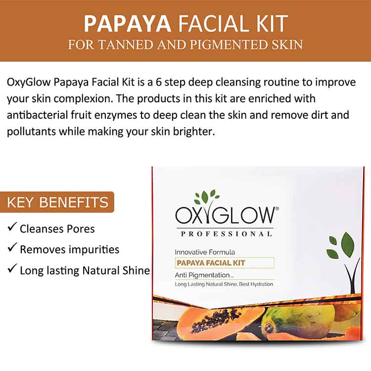 OxyGlow Herbals Papaya Facial Kit_key benefits