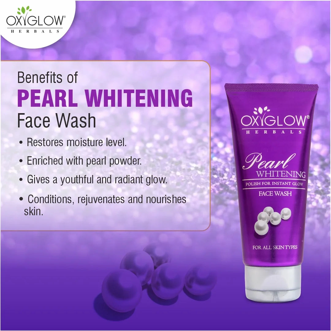 Pearl Whitening Face Wash Polish for Instant Glow