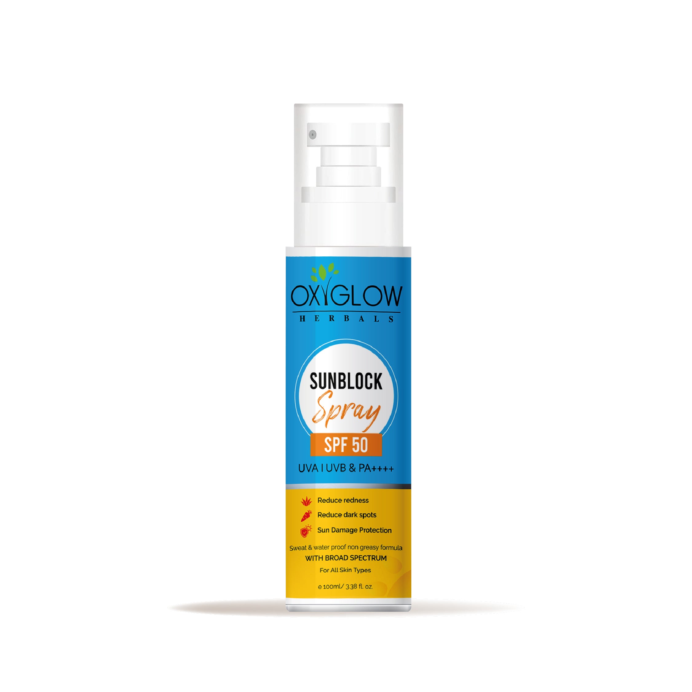 OxyGlow Sunblock Spray SPF 50 PA++++