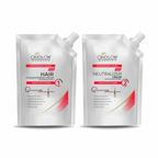 Professional Salon Hair Straightening with Neutralizer Cream
