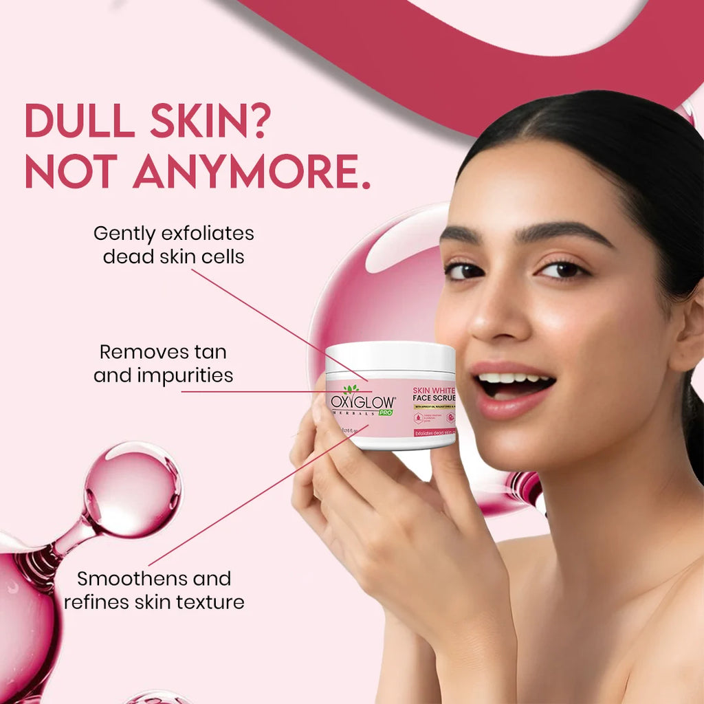 Skin Whitening Face Scrub Pro | Exfoliate Dead Skin