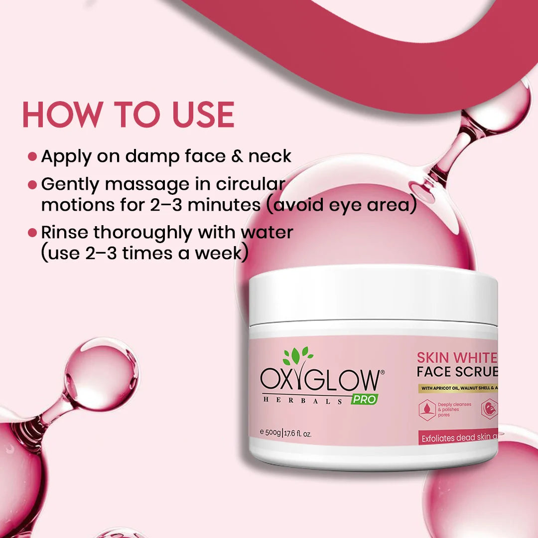 Skin Whitening Face Scrub Pro | Exfoliate Dead Skin