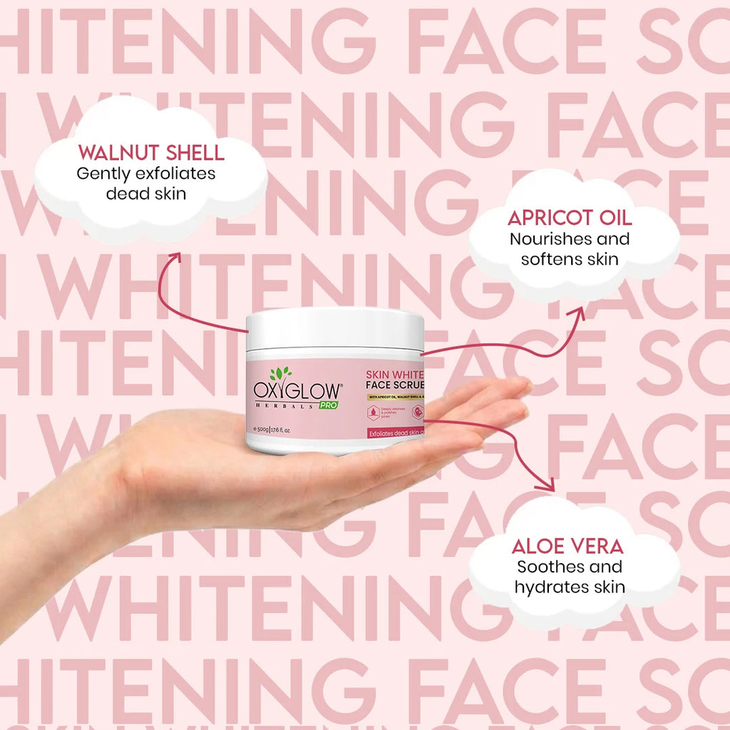 Skin Whitening Face Scrub Pro | Exfoliate Dead Skin