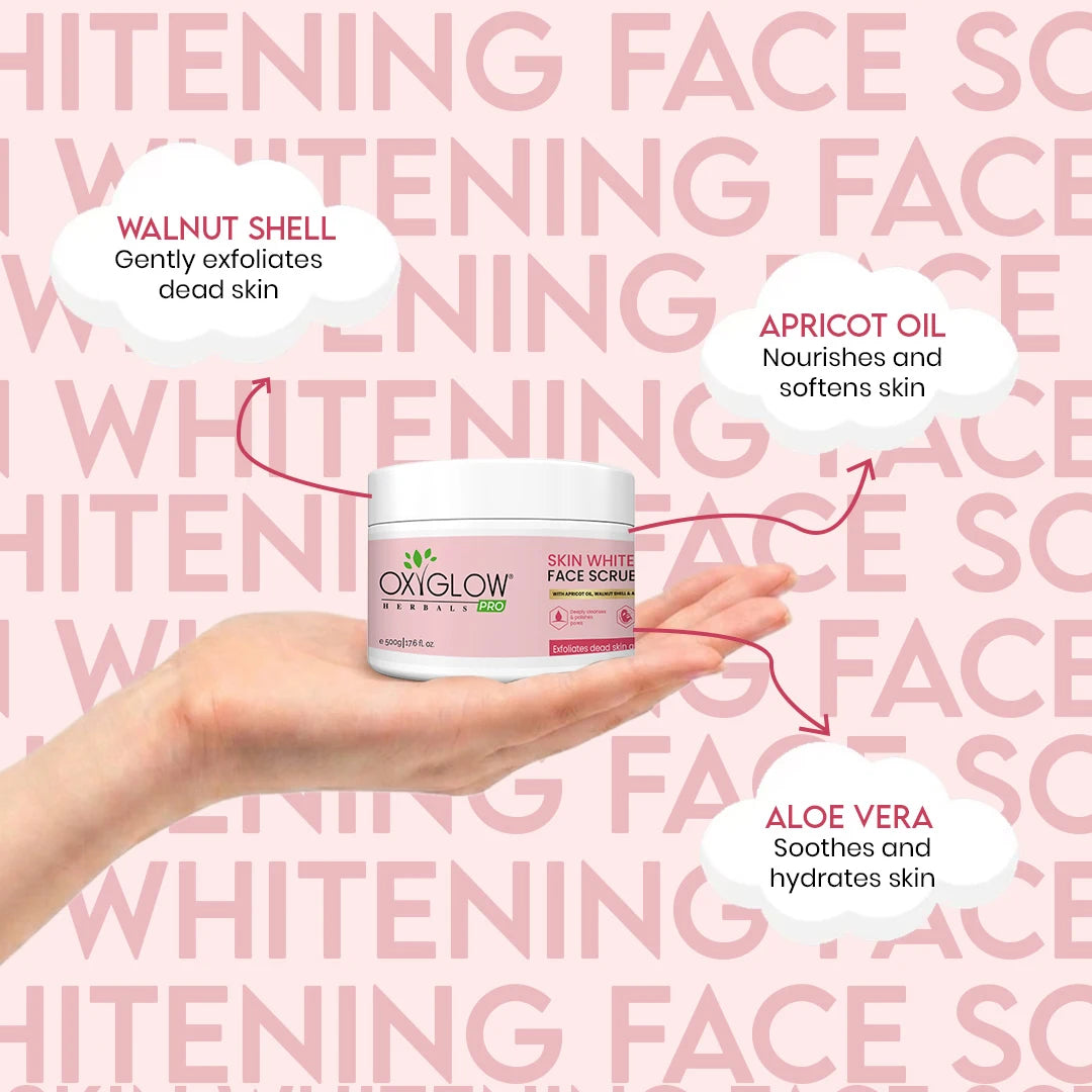 Skin Whitening Face Scrub Pro | Exfoliate Dead Skin
