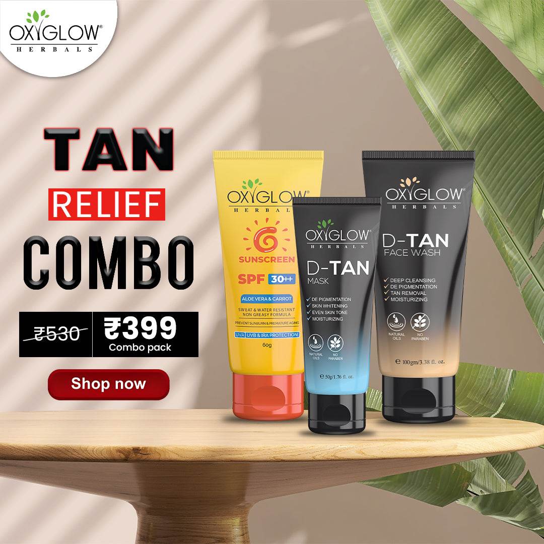 Sunscreen SPF 30 + DeTan Facewash  + DeTan Mask