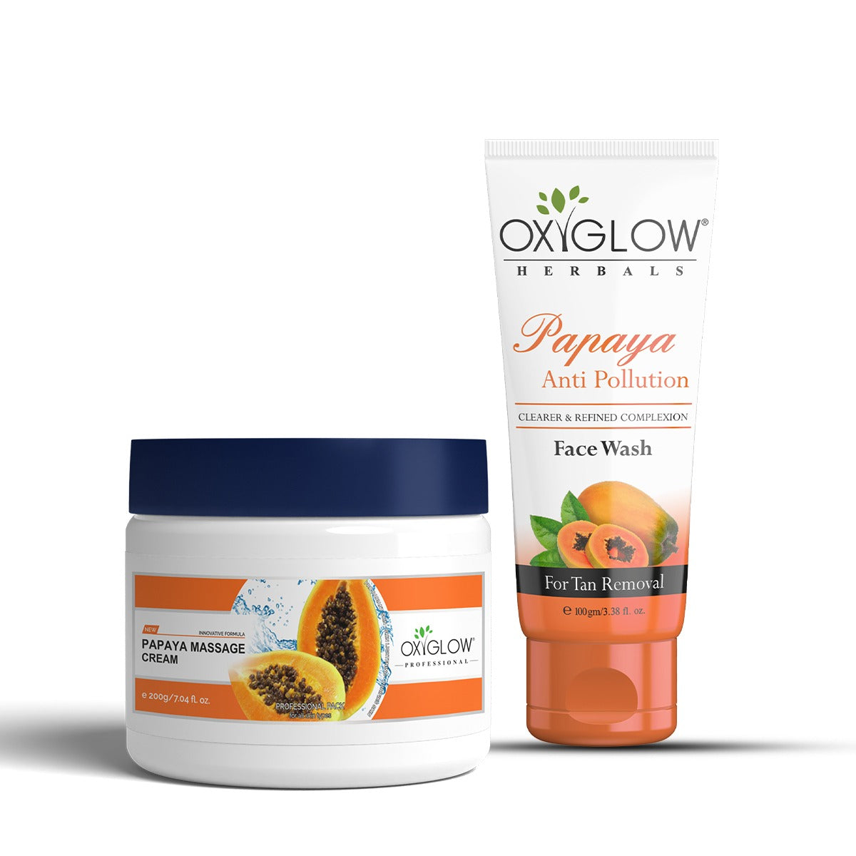 OXYGLOW HERBALS Papaya Care Glow Combo