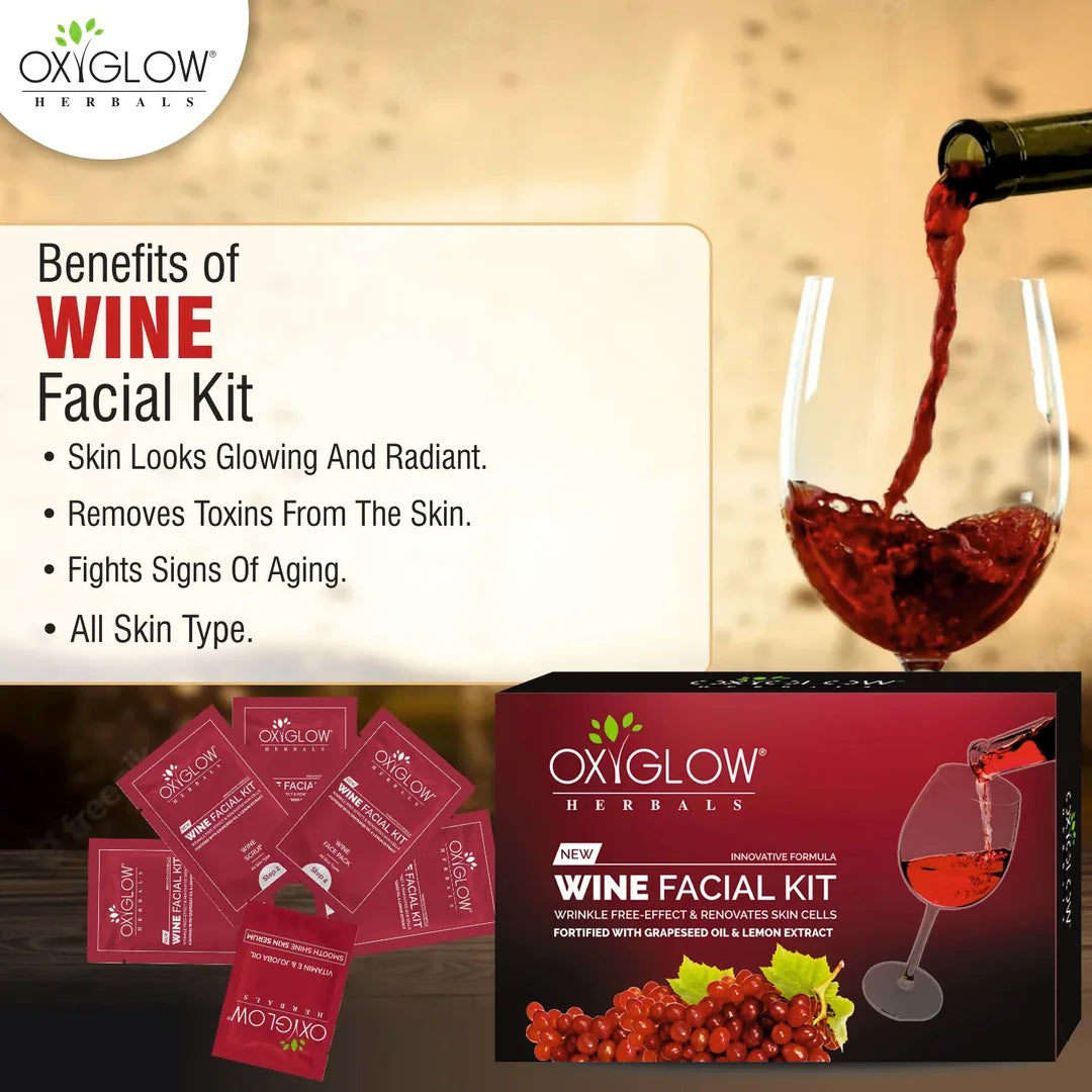 Wine Facial Kit 260 Gm - Renovates Skin Cells
