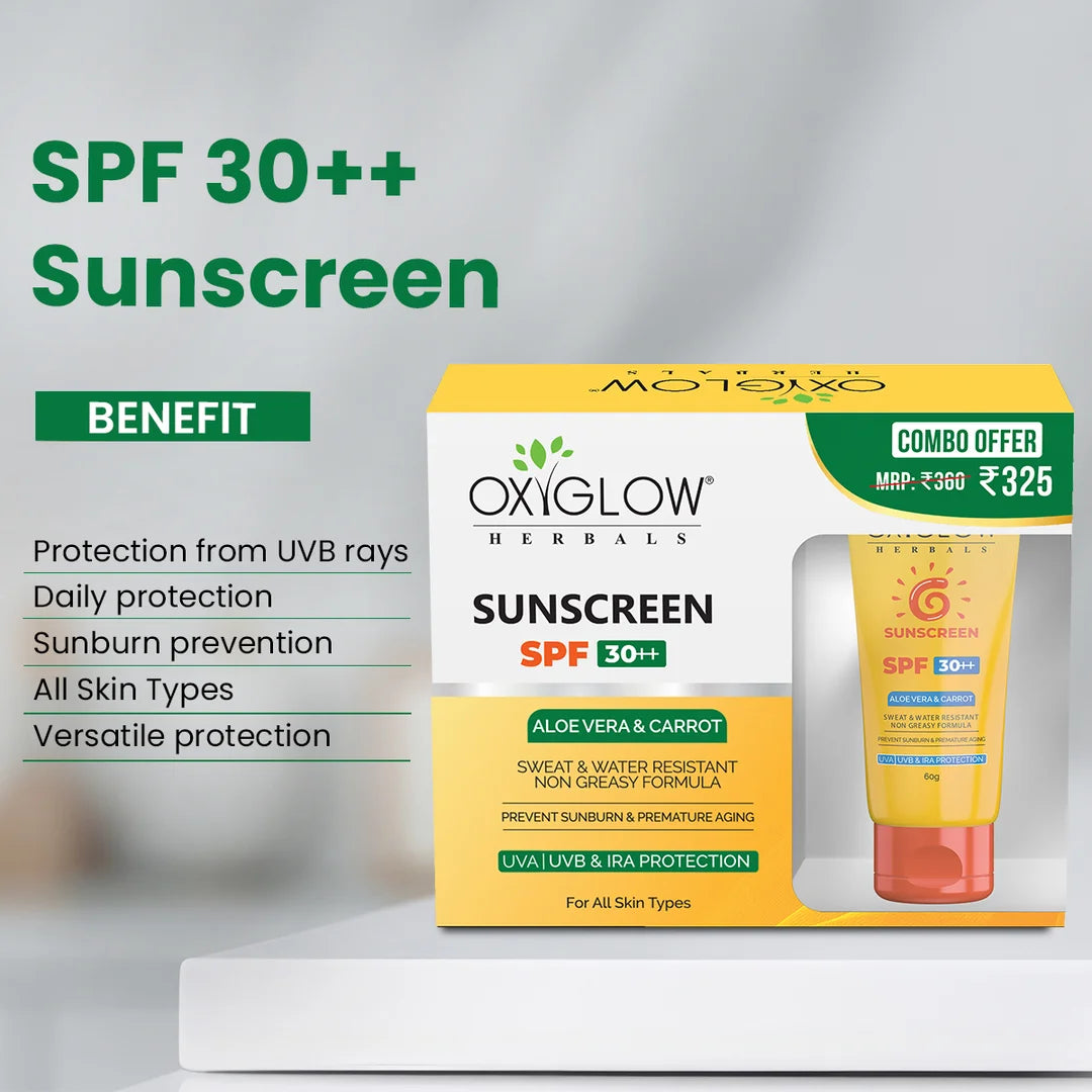 Sunscreen SPF 30++ Combo With Neem Tulsi facewash