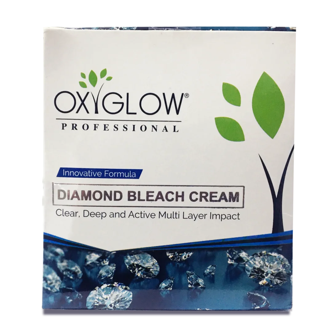OxyGlow Herbals Diamond Bleach Cream | Brightening & Tan Removal | Suitable for All Skin