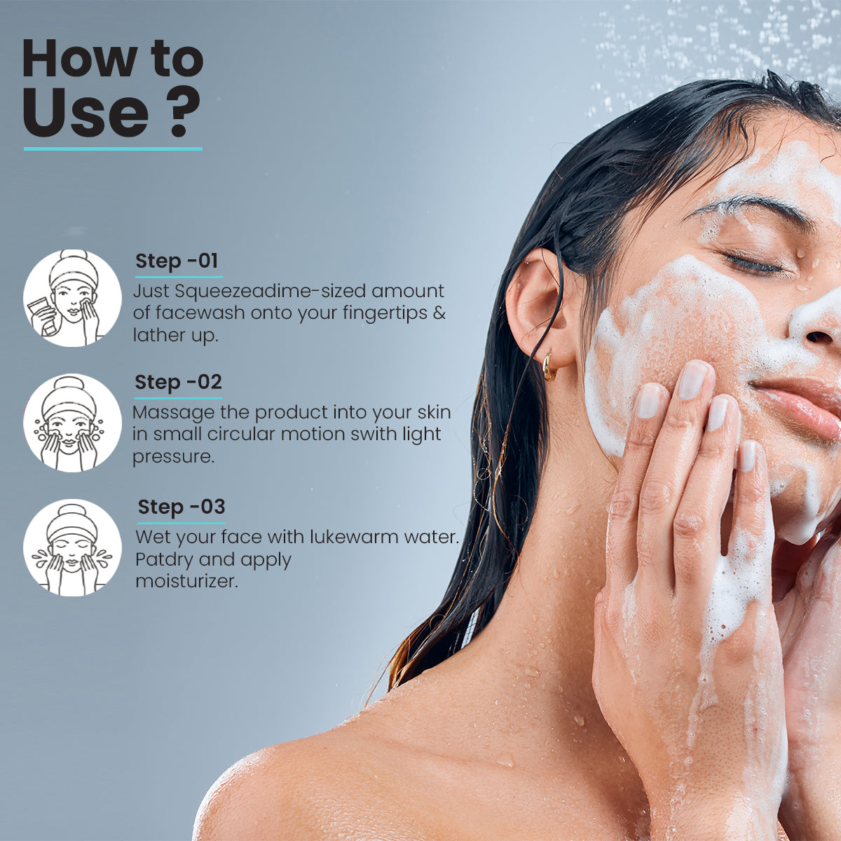 OxyGlow Herbals Skin Whitening Face Wash - 100 ml | Enriched with Natural Active Ingredients | Fade Marks & Dark Spots