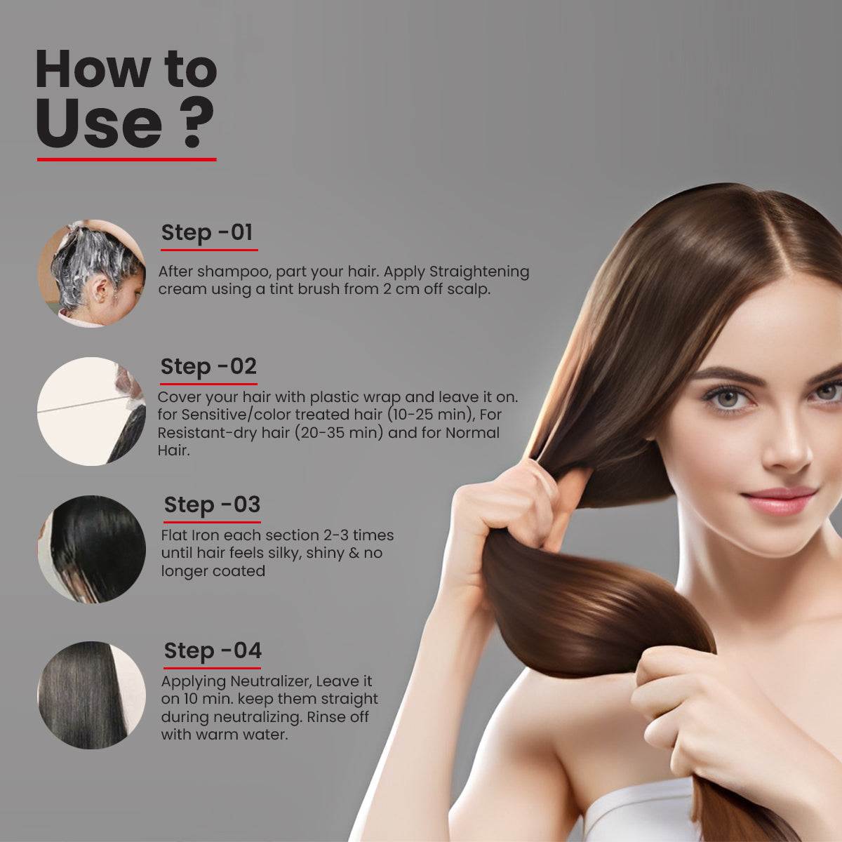 Hair Straightener With Neutralising Cream 200 ml