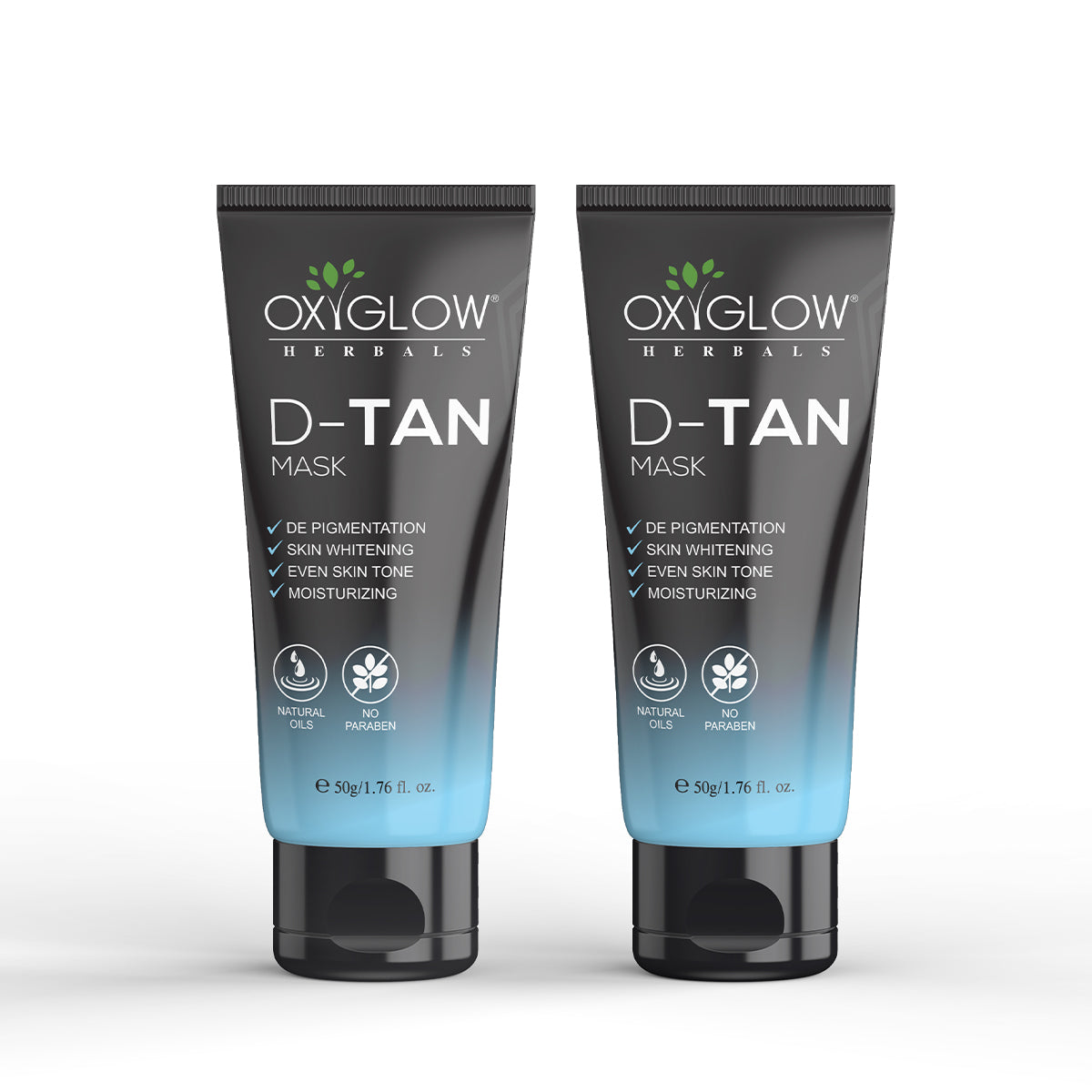 OxyGlow Herbals D-Tan Mask 50ml | Moisturizing & Even Skin Tone | Skin Whitening | Fight Pigmentation | Anti Ageing