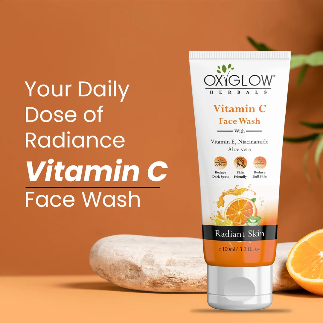 Vitamin C Facewash with Vitamin E, Niacinamide &  Aloe Vera 100ml