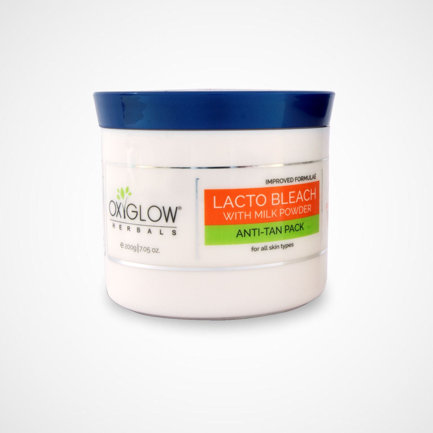 OxyGlow Herbals Lacto Bleach Cream with Milk Powder | Bleach + Anti Tan Formula | Removes Tan & Hydrates Skin|  Suitable for All Skin