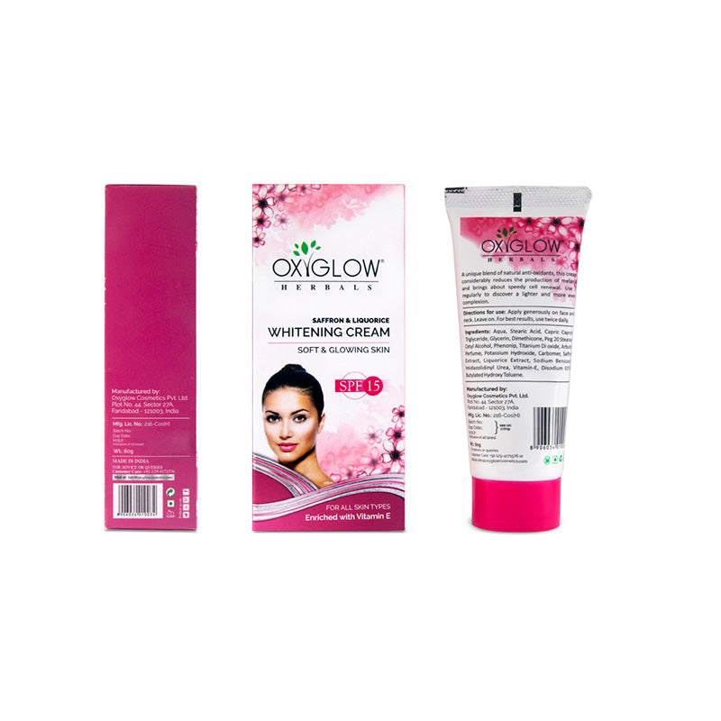 Saffron Liquorice Whitening Cream for Soft Glowing Skin