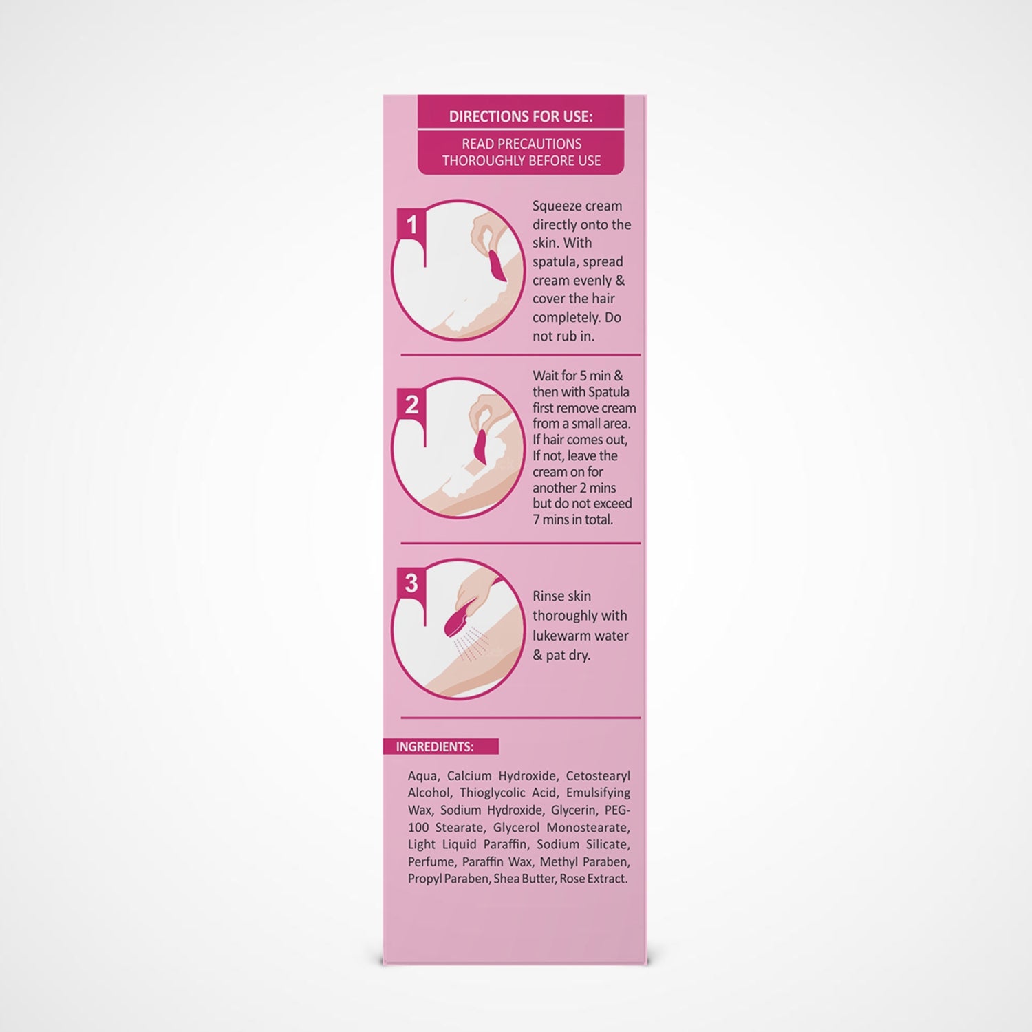 Rose & Shea Butter Hair Removal Cream