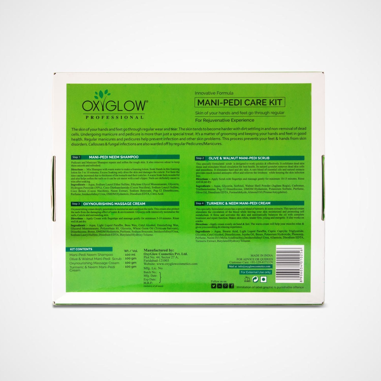 Manicure and Pedicure Care Kit For Rejuvenative Experience