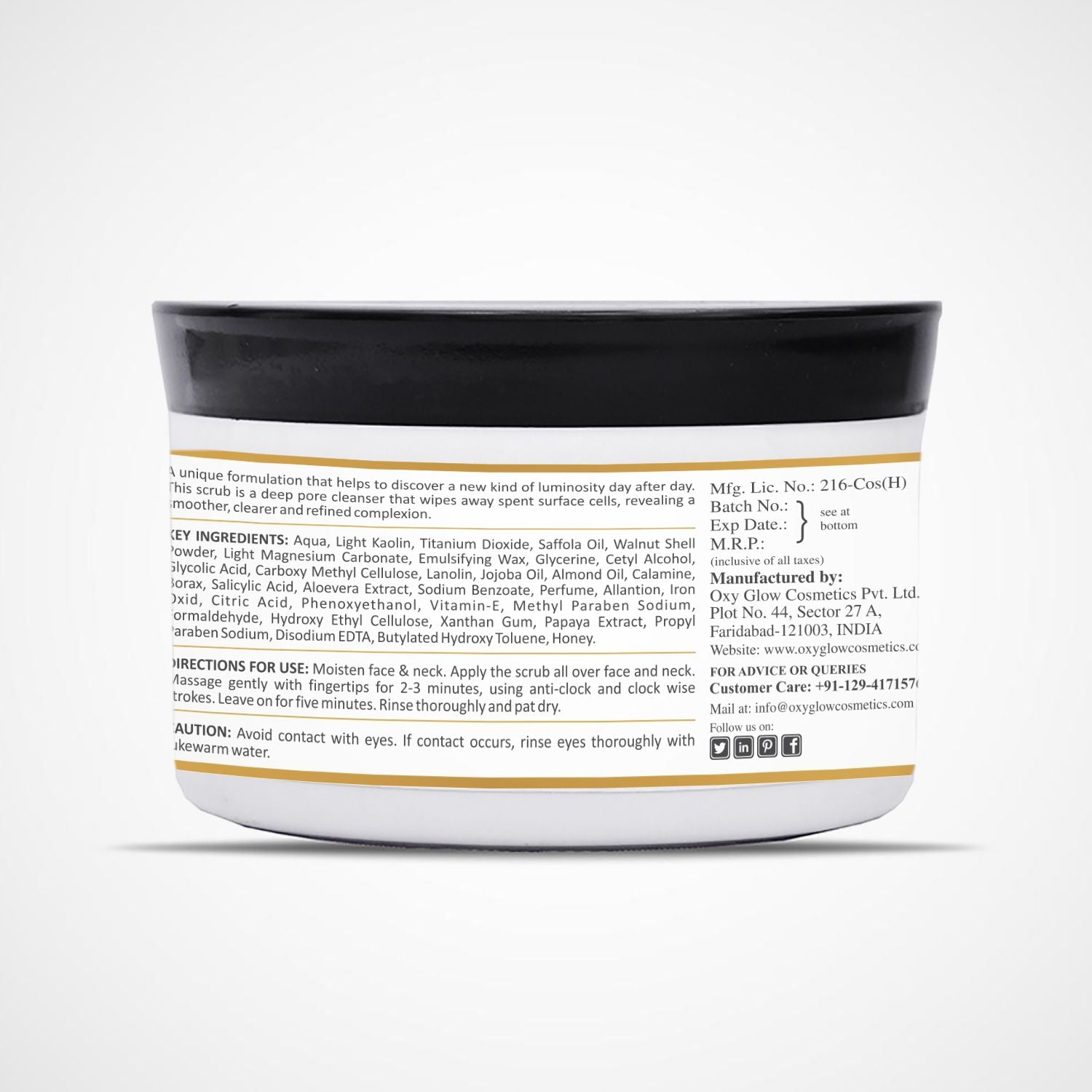 Honey & Papaya Enzymes Scrub Pack - Smooth & Refreshed Skin