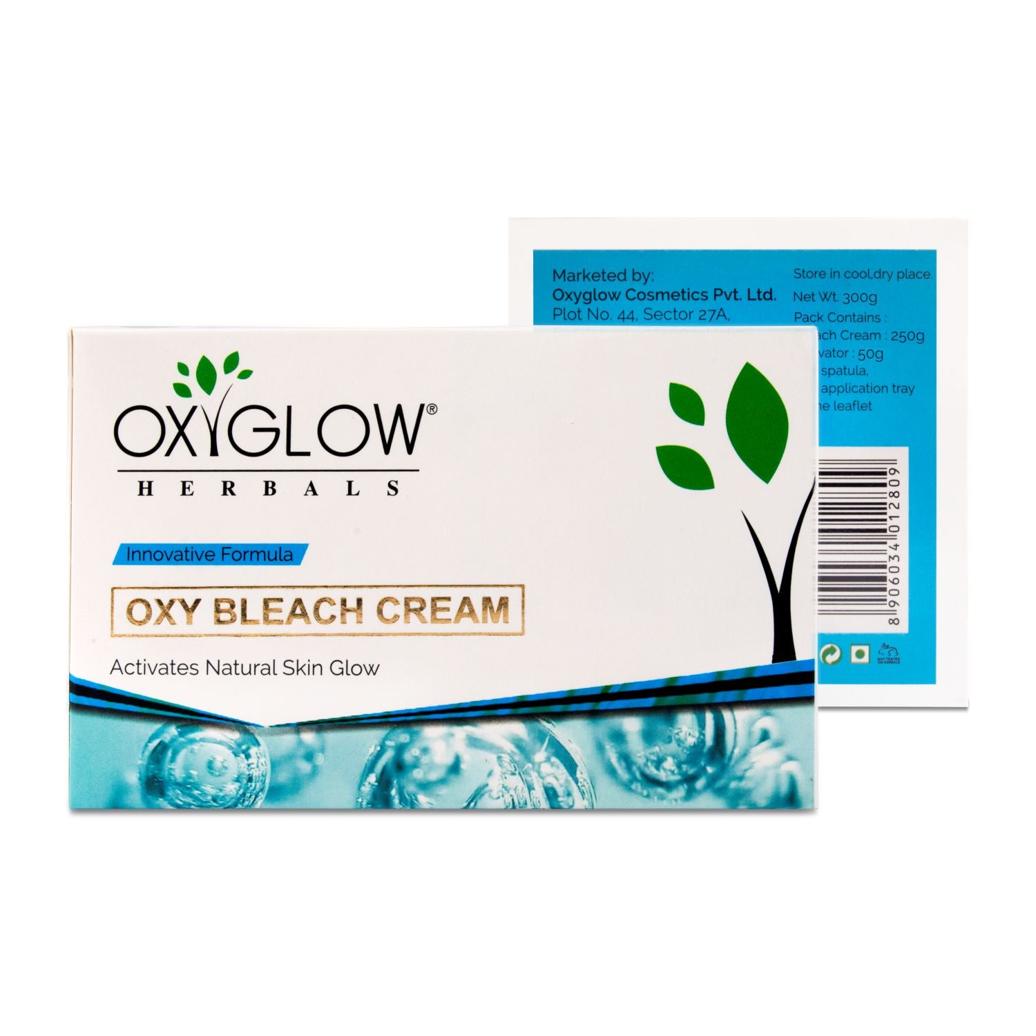 OxyGlow Herbals Oxy Bleach Cream | Activates Natural Skin Glow | Suitable for All Skin