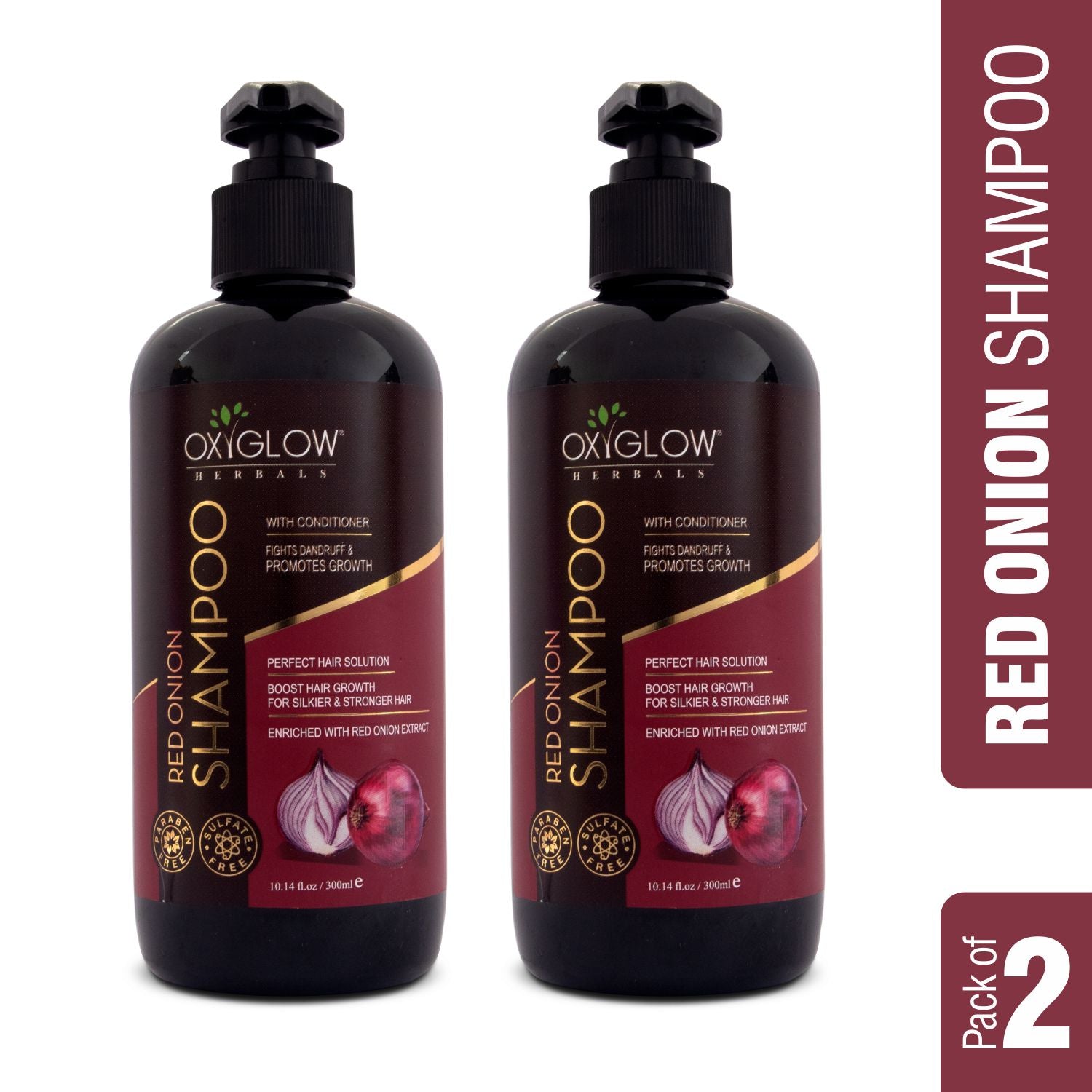 Red Onion Shampoo - Fight Dandruff & Promotes Growth