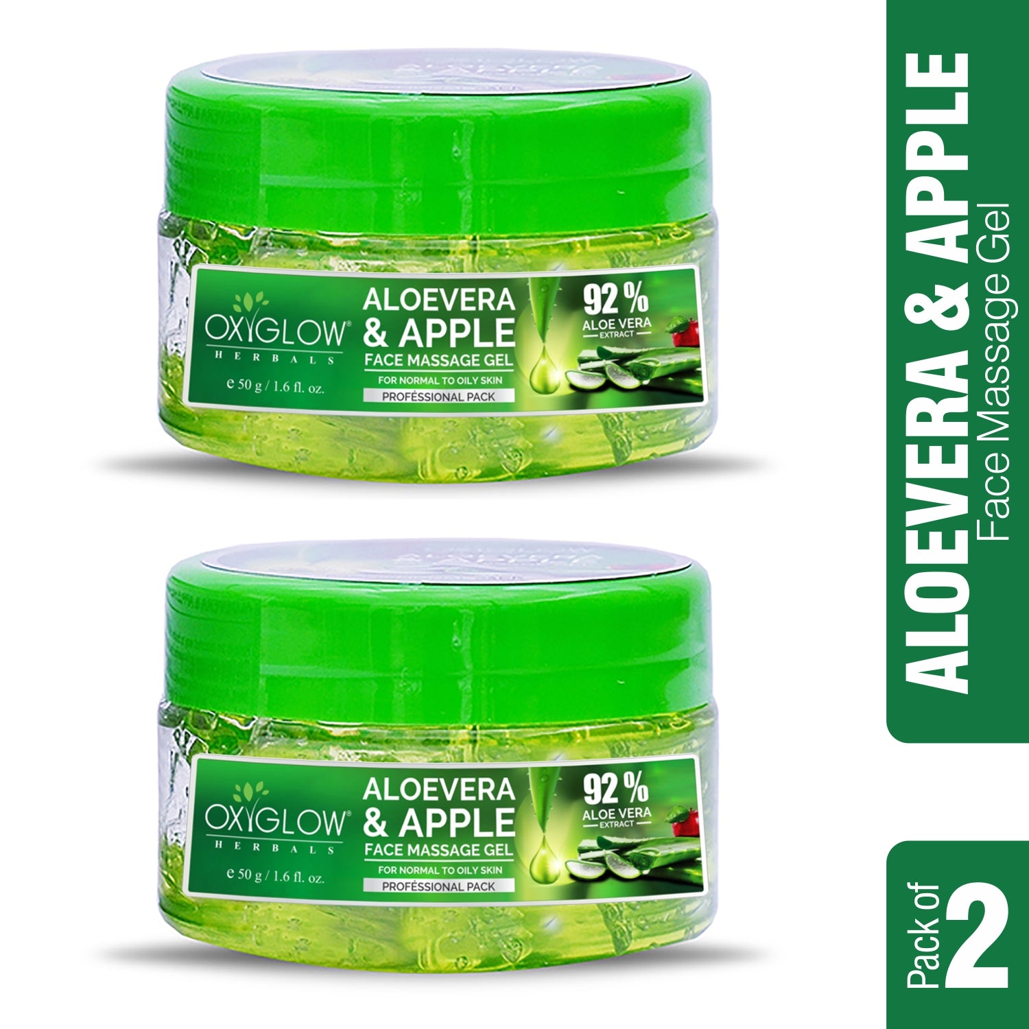 Aloe Vera & Apple Face Massage Gel for Normal to Oily Skin