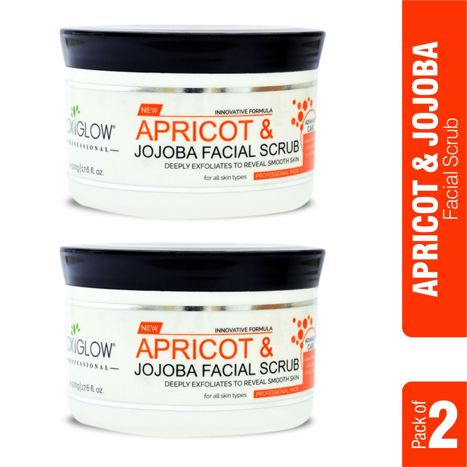 Apricot & Jojoba Facial Scrub - Enriched With Natural Herbs