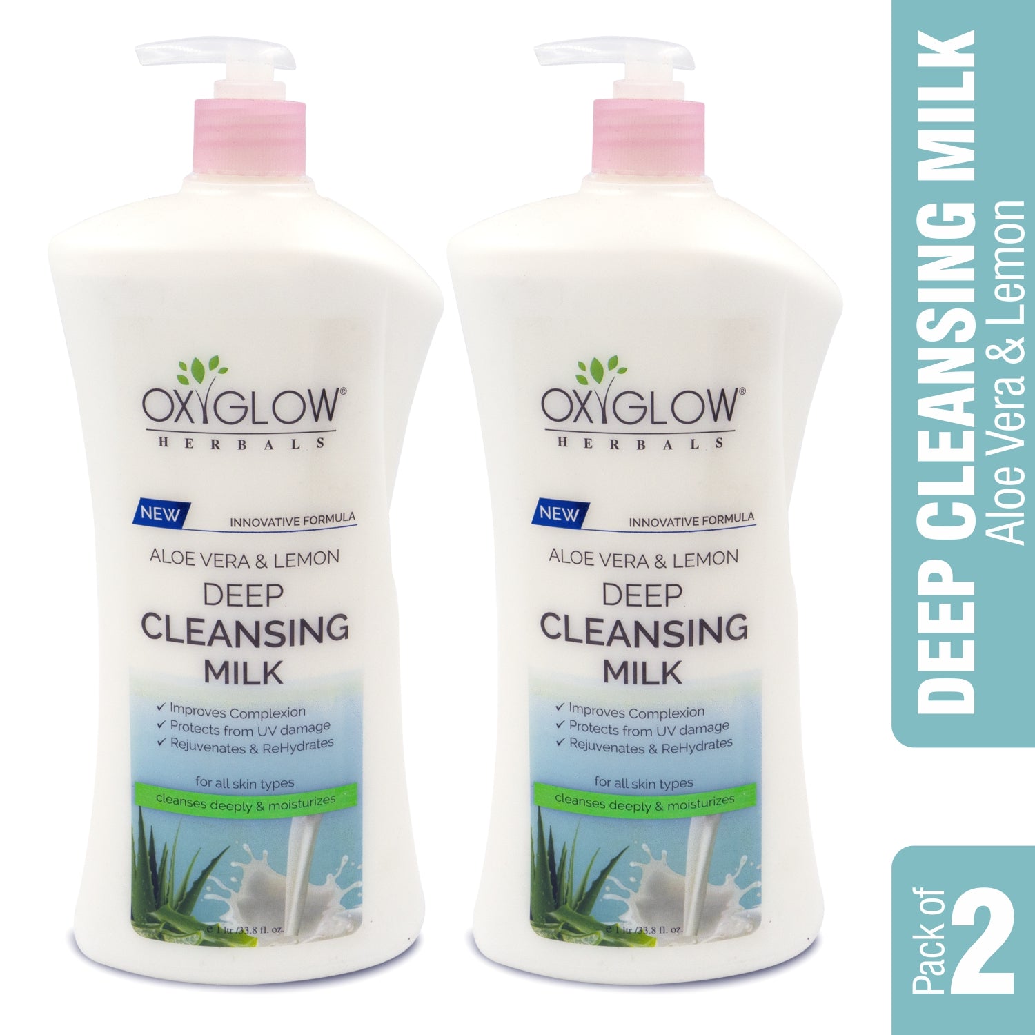 Deep Cleansing Milk 1000ml - Cleanses Deeply & Moisturizes