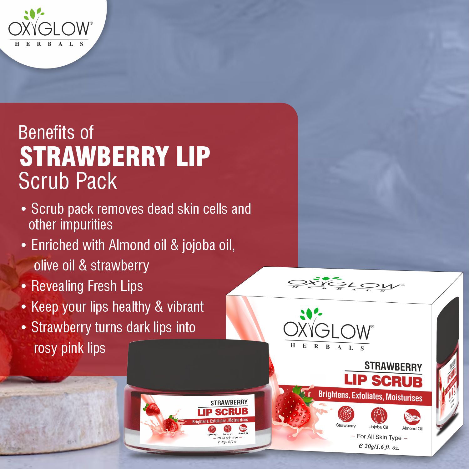 OxyGlow Herbals Lip Scrub Benefits