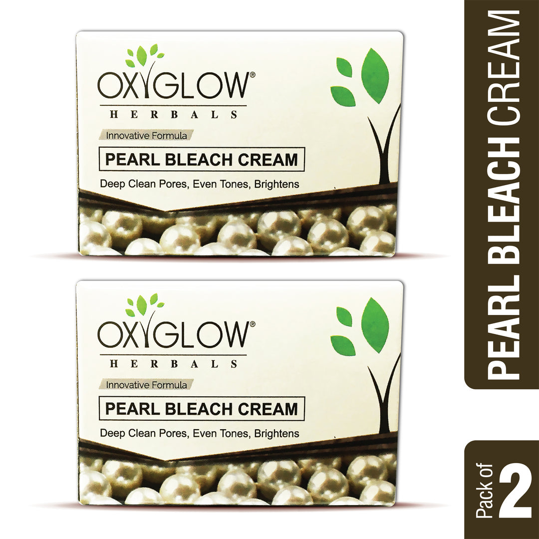 OxyGlow Herbals Pearl Bleach Cream-50 gms- packof2