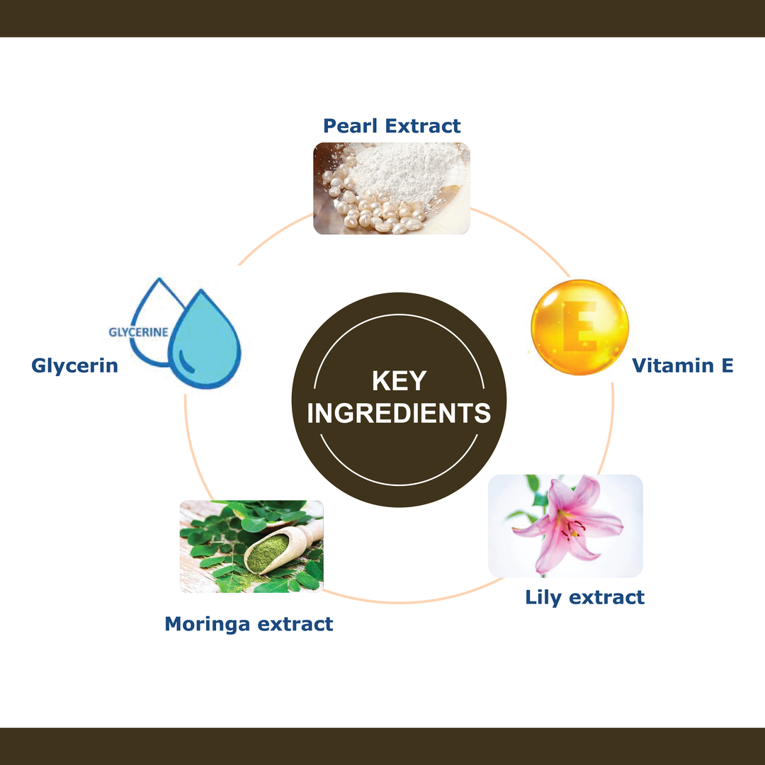 OxyGlow Herbals Pearl Bleach Cream-Key ingredients